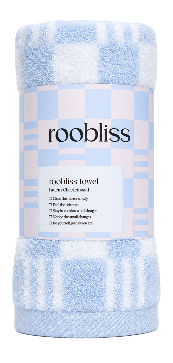 roobliss Checked Towel