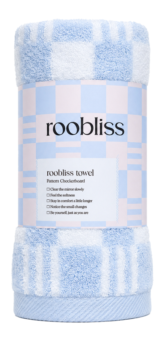 roobliss Checked Towel