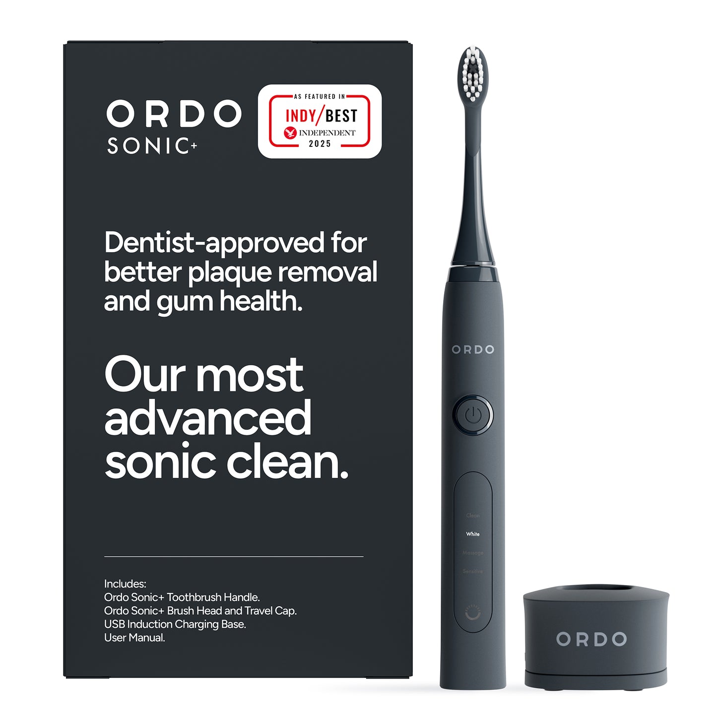 Ordo Sonic+ Toothbrush Charcoal Grey