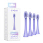 Sonic Brush Heads  4 Pack Pearl Violet