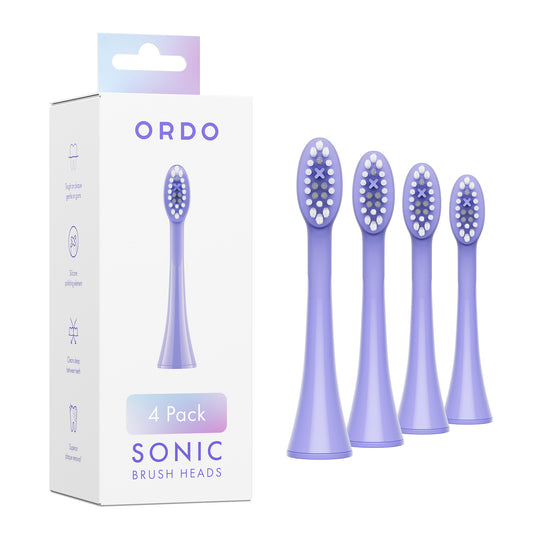 Sonic Brush Heads  4 Pack Pearl Violet