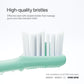 Sonic Brush Heads 4 Pack Mint green