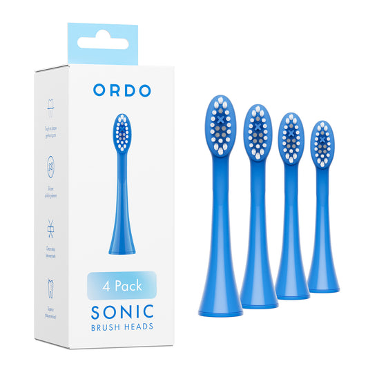 Sonic Brush Heads 4 Pack Arctic Blue