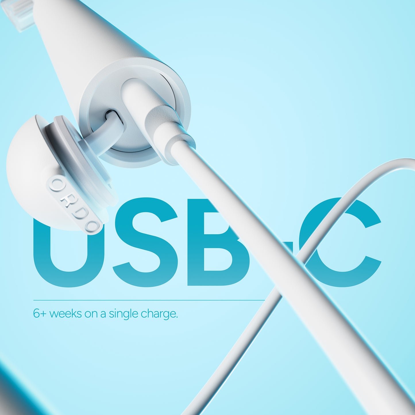 Ordo Sonic Edge Rechargeable Toothbrush Snow