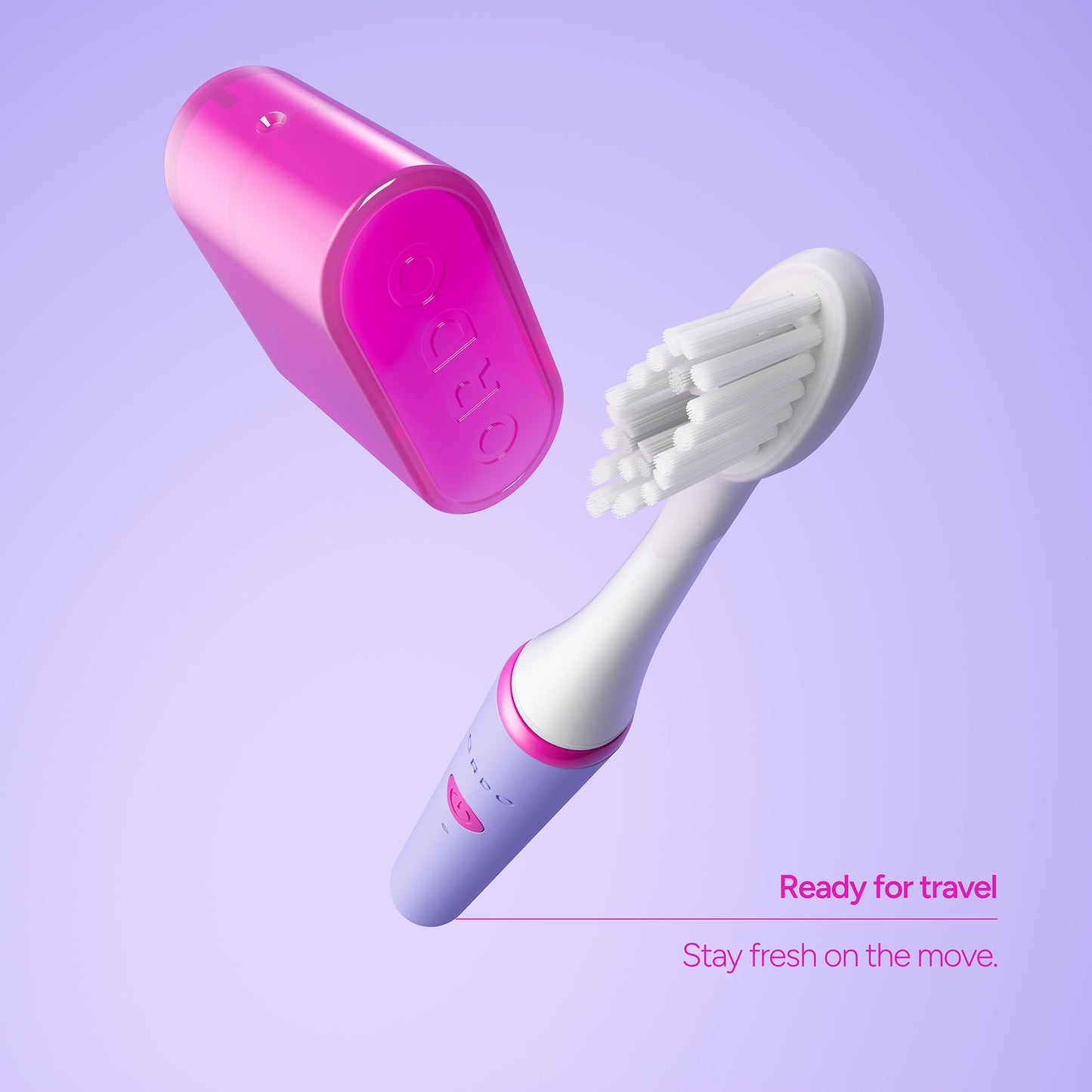 Ordo Sonic Edge Rechargeable Toothbrush Fiji  Fuchsia