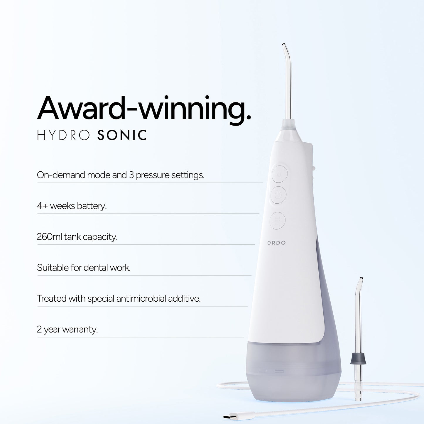 Ordo Sonic Water Flosser White