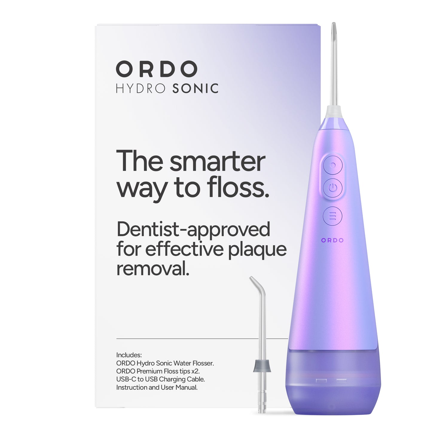 Ordo Sonic Water Flosser Pearl Violet