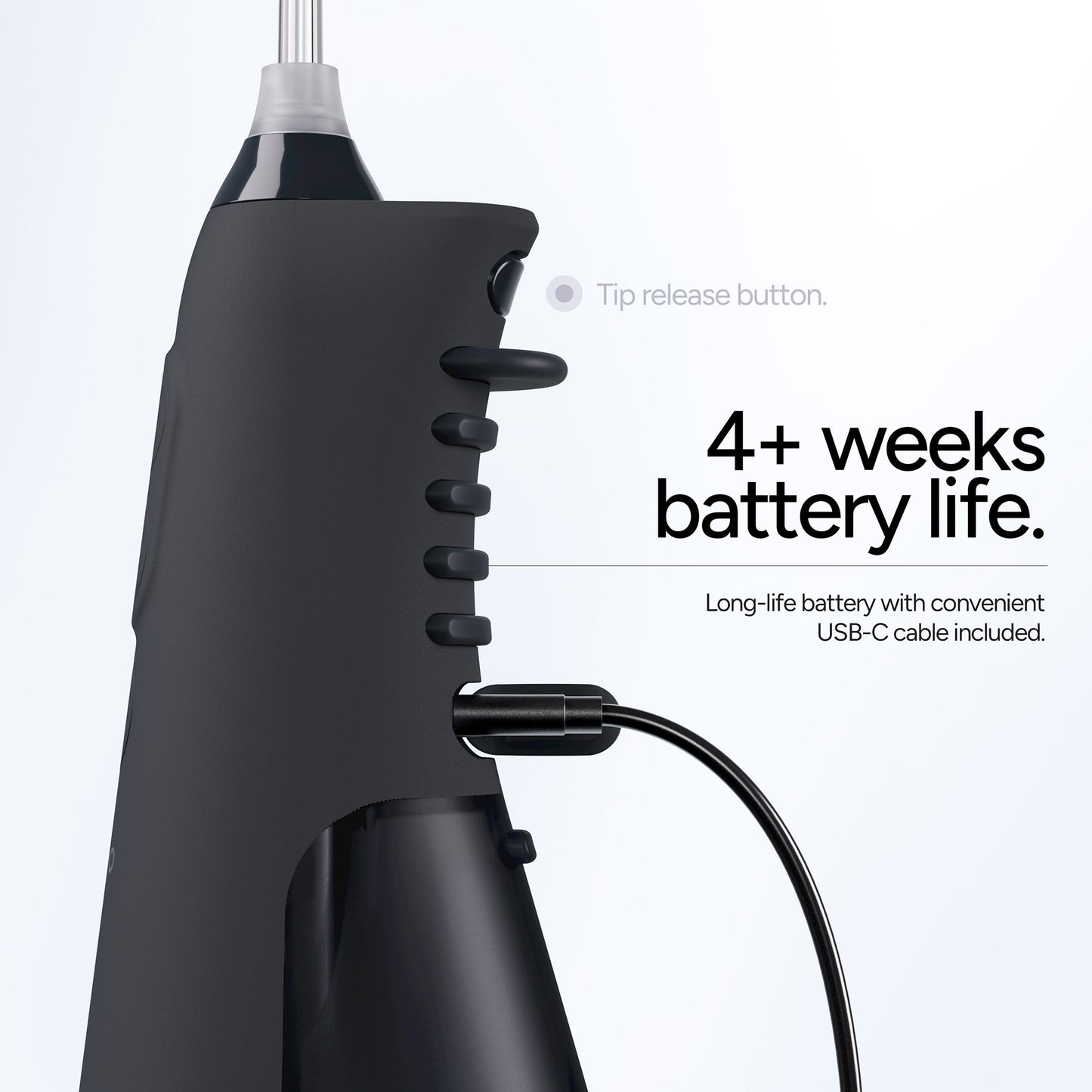 Ordo Sonic Water Flosser Charcoal Grey