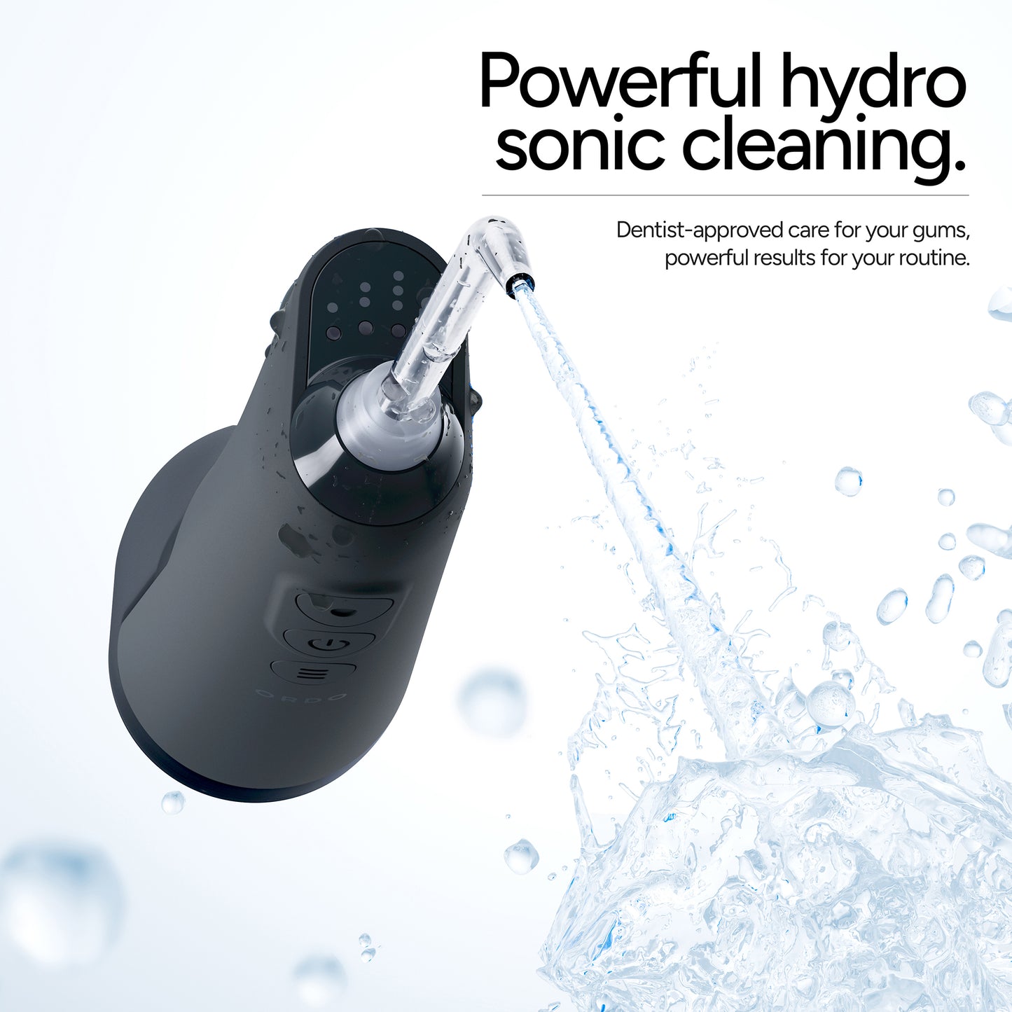 Ordo Sonic Water Flosser Charcoal Grey