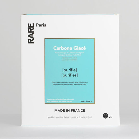 5X FACE MASK BOX Carbone Glacé