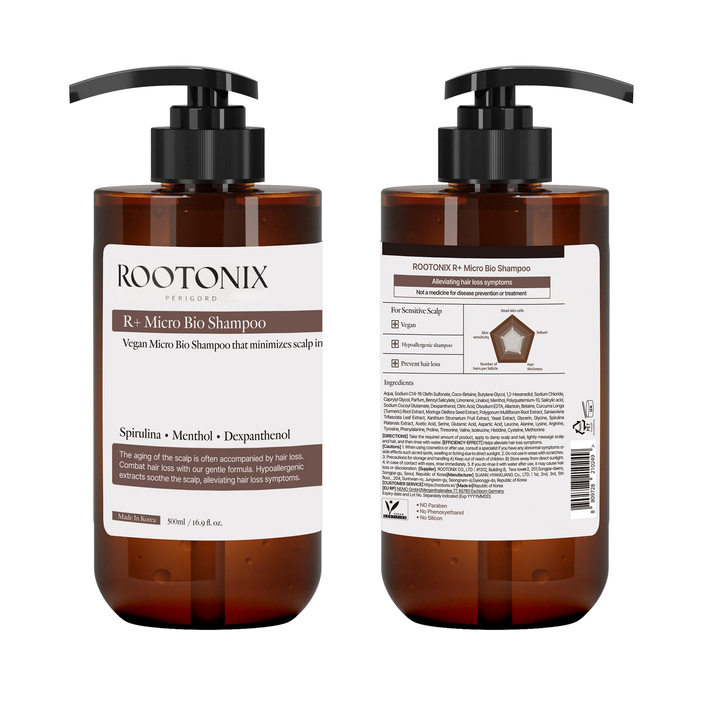 ROOTONIX R Plus Micro Bio Shampoo 500ml