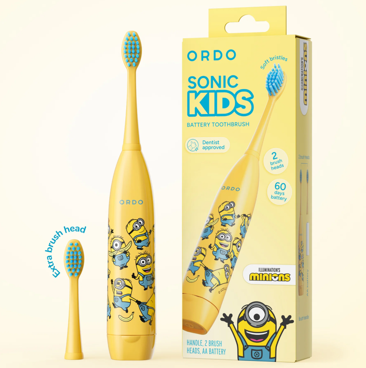 Minions Sonic Kids Battery Toothbrush